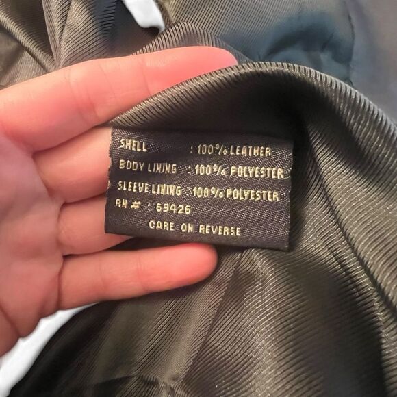 Wilson’s leather grey 100% leather jacket - Picture 5 of 11